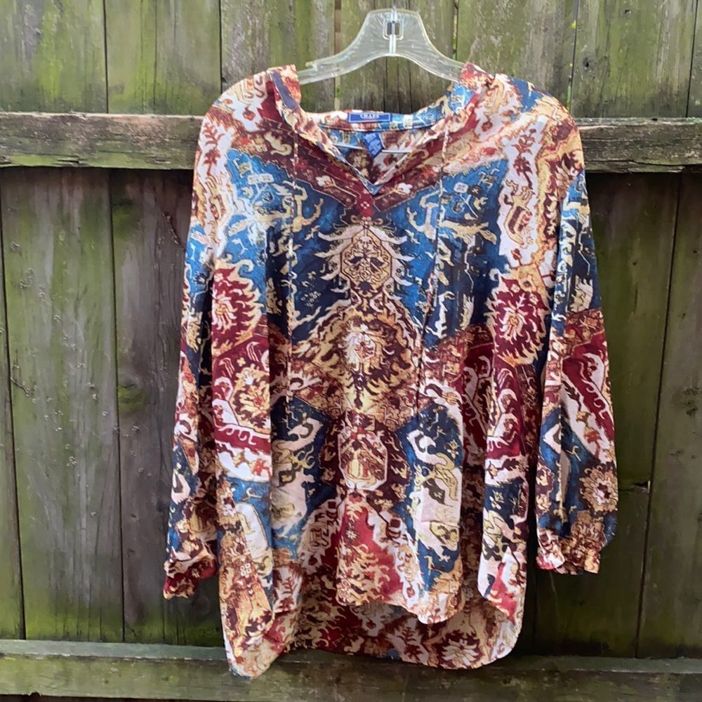 Chaps blouse sz. XL